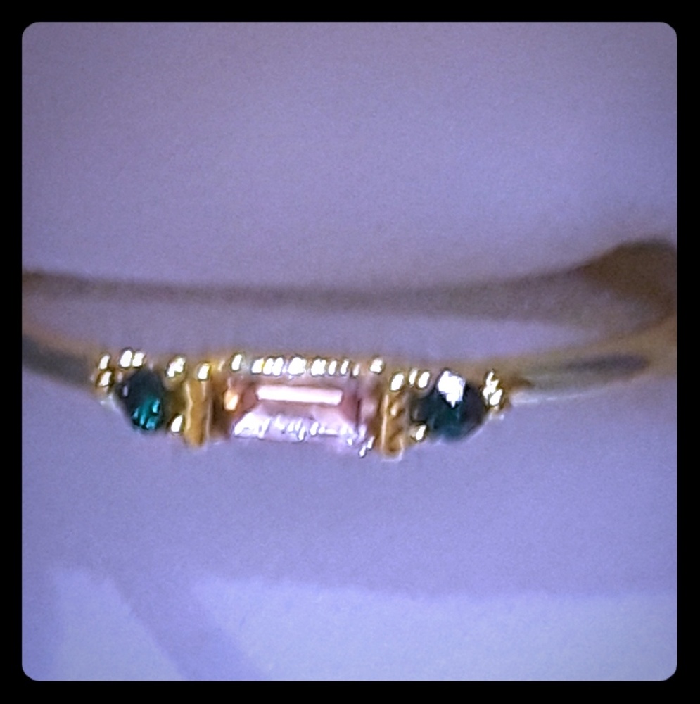 Tiny gold plated rings